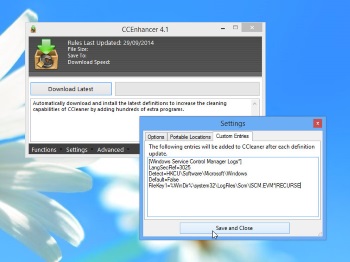 CCEnhancer 4.1   CCleaner   