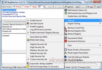 MJ Registry Watcher       Windows