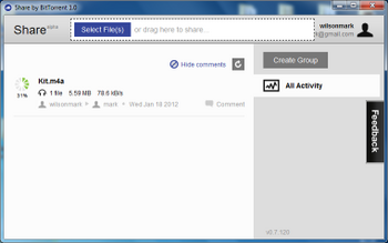 Share       BitTorrent
