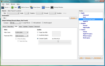 HandBrake 0.9.6     -