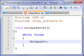 Notepad ++ 6.0        Windows