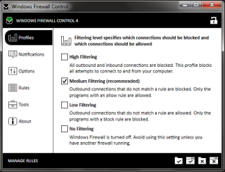 Windows Firewall Control 4.0        Windows