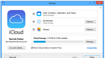  iCloud Control Panel 3.0    Windows