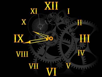  Clock Mechanism Screensaver