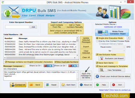  Bulk SMS App for Android