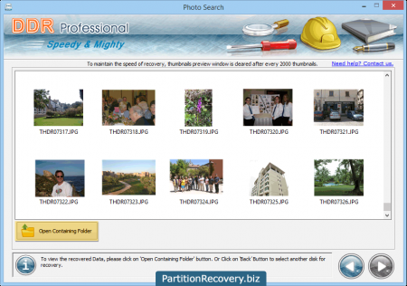  DDR Professional Partition Data Recovery