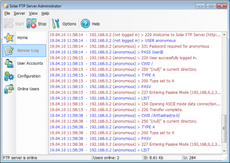  Solar FTP Server