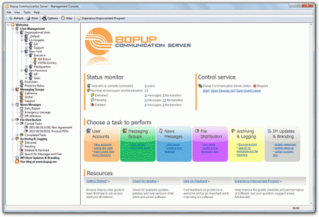  Bopup Communication Server