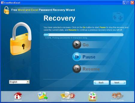  FREE Word Excel password recovery Wizard