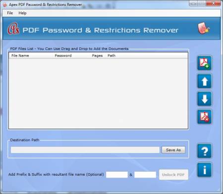  Apex PDF Password Remover Software