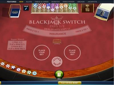  Europa Blackjack Switch