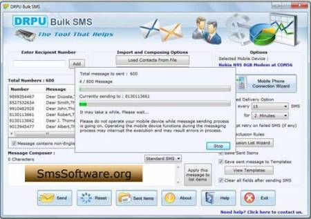  SMS Software for GSM Mobile