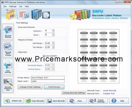  Book Barcode Labels Generator