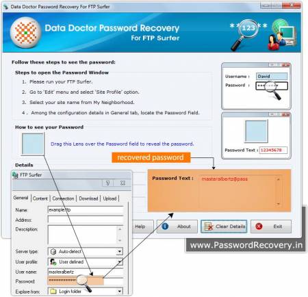  FTP Surfer Password Recovery