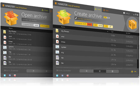 Hamster Free Zip Archiver