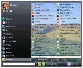  Vista Start Menu