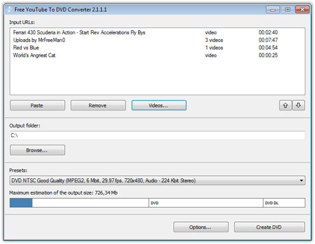  Free YouTube to DVD Converter