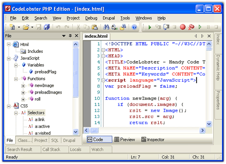  Codelobster PHP Edition