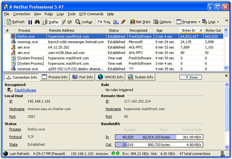  X-NetStat Professional