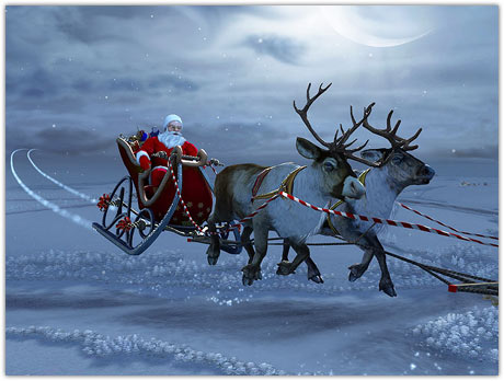  Santa Claus 3D Screensaver